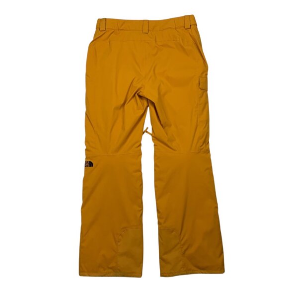 The North Face Womens Freedom Insulated Pant L Timber Tan Snow Pants Snowboard - Picture 2 of 12